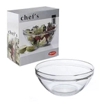 Салатник стеклянный 23см «Шеф» 53583