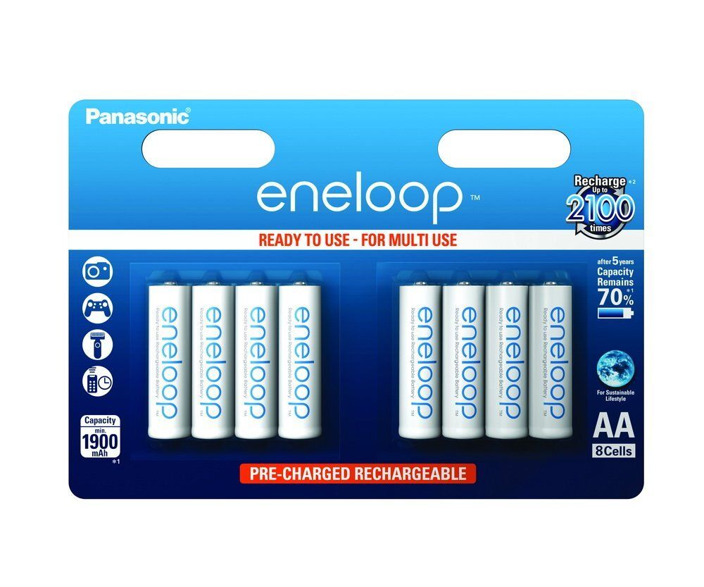 Аккумулятор Panasonic Eneloop BK-3MCCE/8BE 1900 mAh 8шт AA