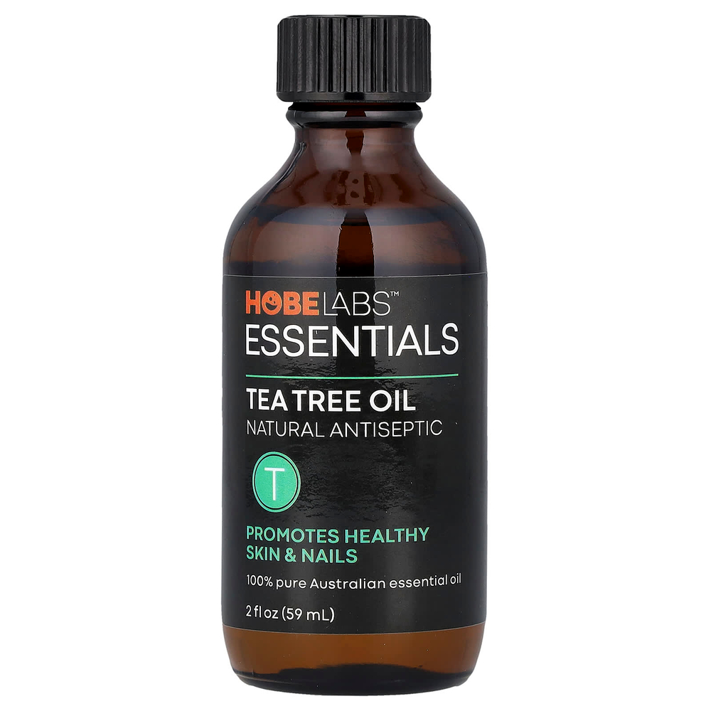 Hobe Labs, Essentials, масло чайного дерева, 59 мл (2 жидк. унц.)