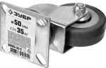 ЗУБР d 50 мм, г/п 35 кг, резина/полипропилен, поворотное колесо (30956-50-S)
