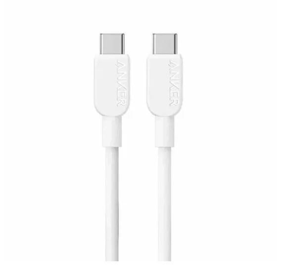 Кабель Anker 310 USB-C to USB-C Cable 60W  0,9m (white)