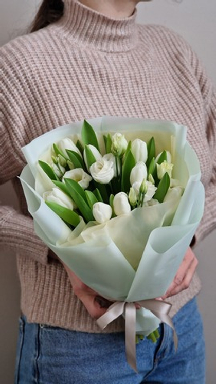 Букет с тюльпанами