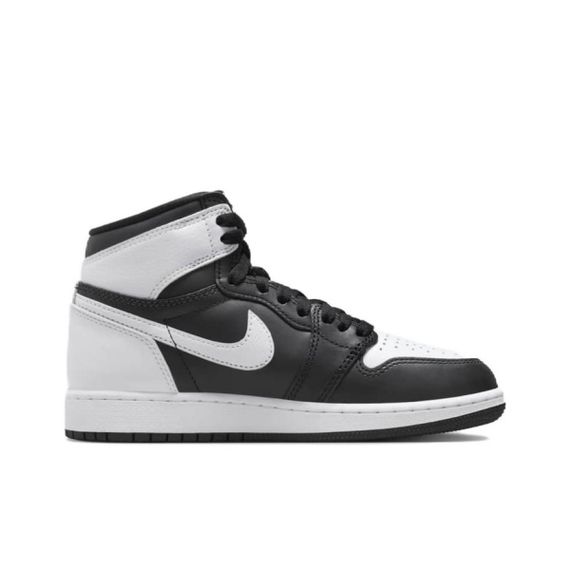 Jordan Air Jordan 1 Детские баскетбольные кроссовки Высокие Топы Черный/Белый Унисекс