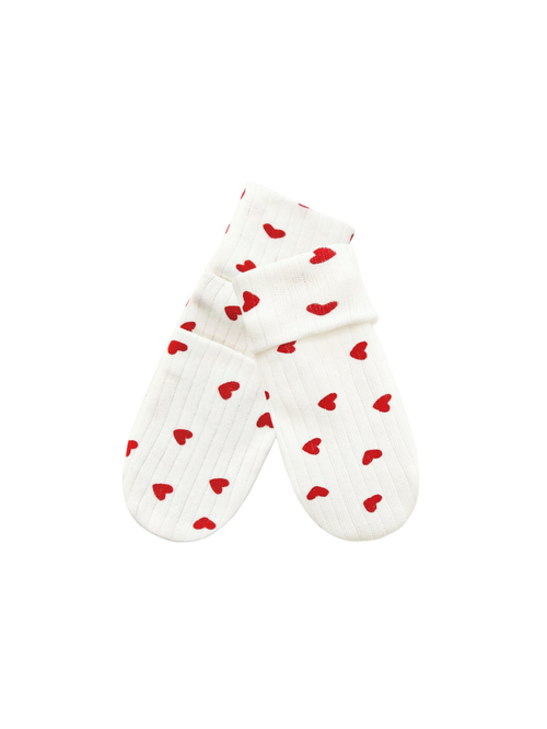 Носочки Сердечки red