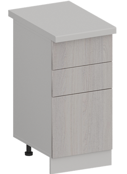 Кухня Модуль ШН3Я 400 Белый / Анкор