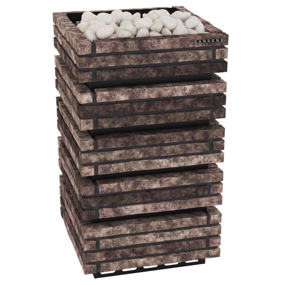 Электрическая печь для бани и сауны Sangens W12B Brick (В12КИ Кирпич)