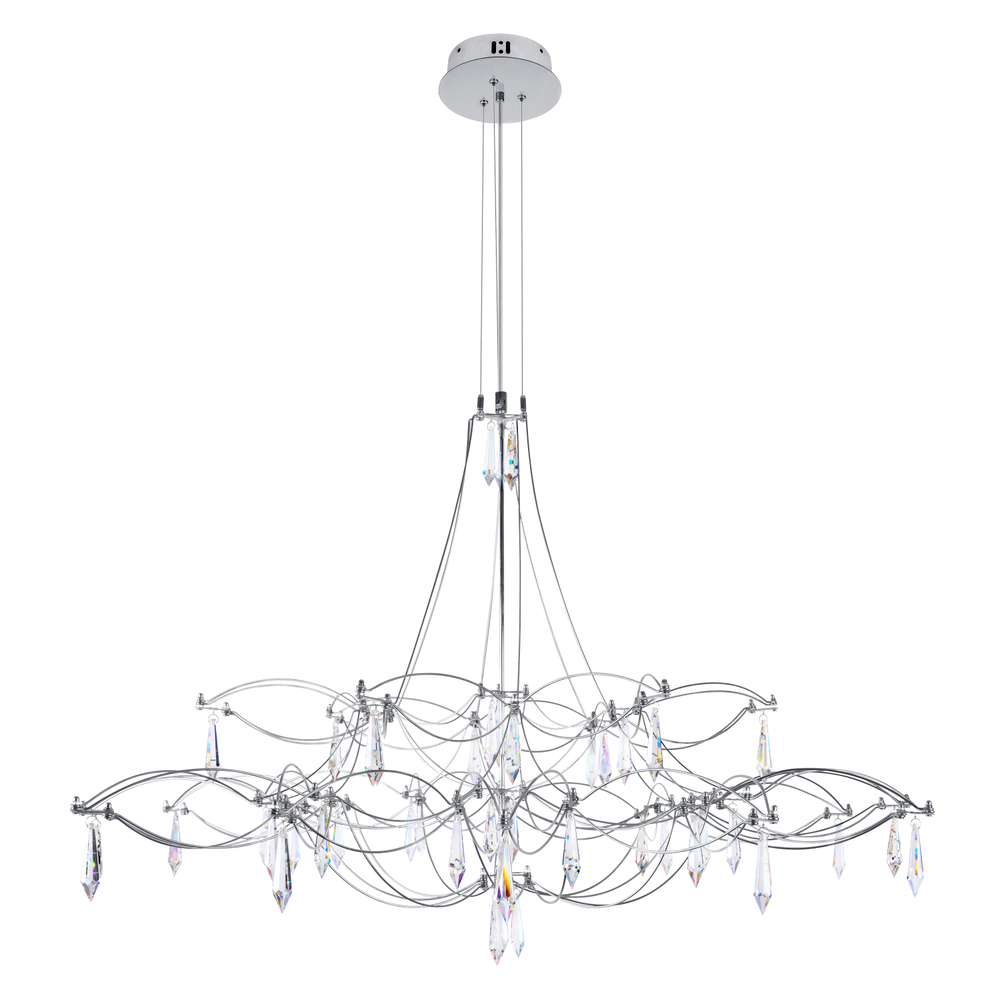 Подвесная светодиодная люстра Loft It Mira 10590/1000 Silver Asfour