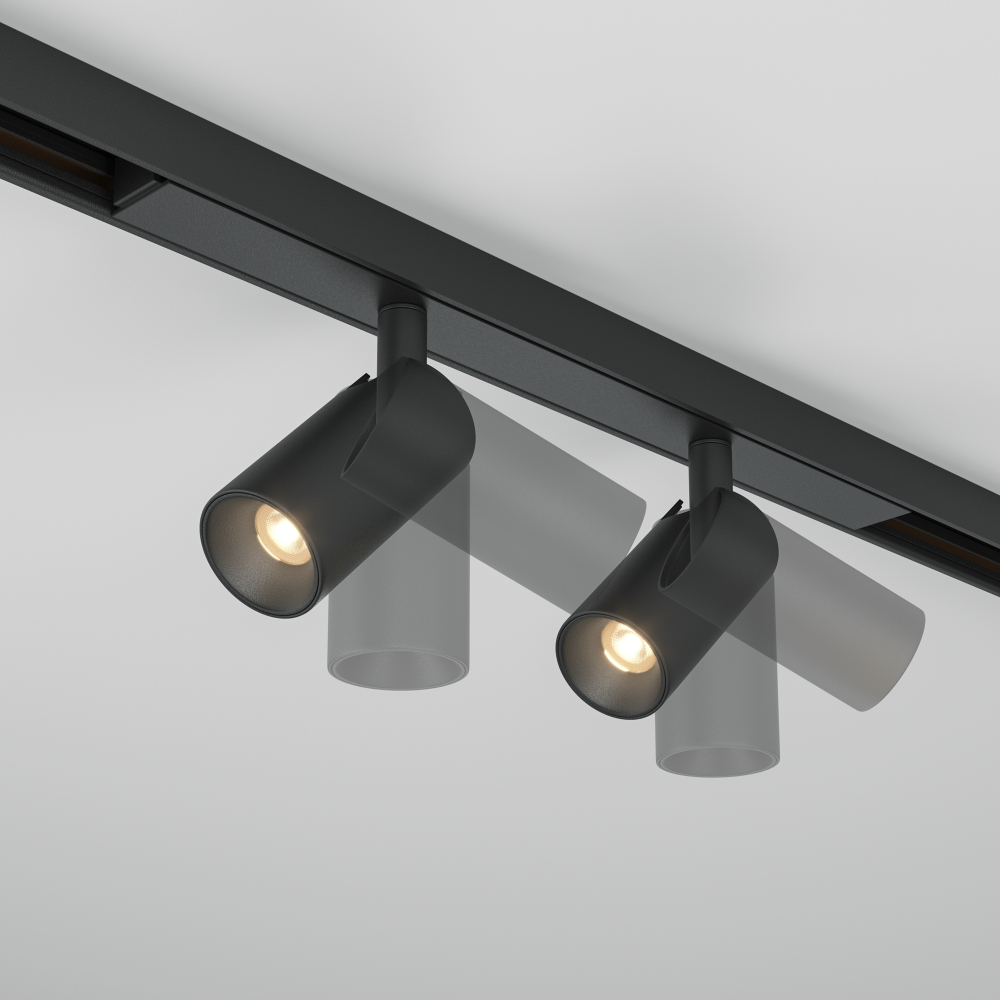 Магнитный трековый светильник Maytoni Focus Duo TR176-1-2X3WTW-M-B