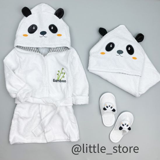 Банный комплект бамбуковый "Пандочка"