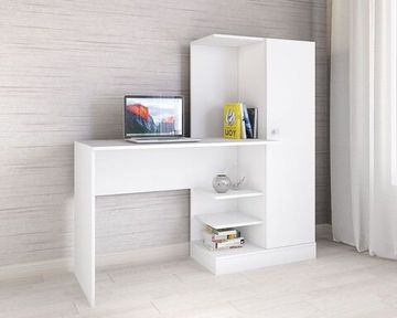 Стол письменный КВАРТЕТ-6  белый