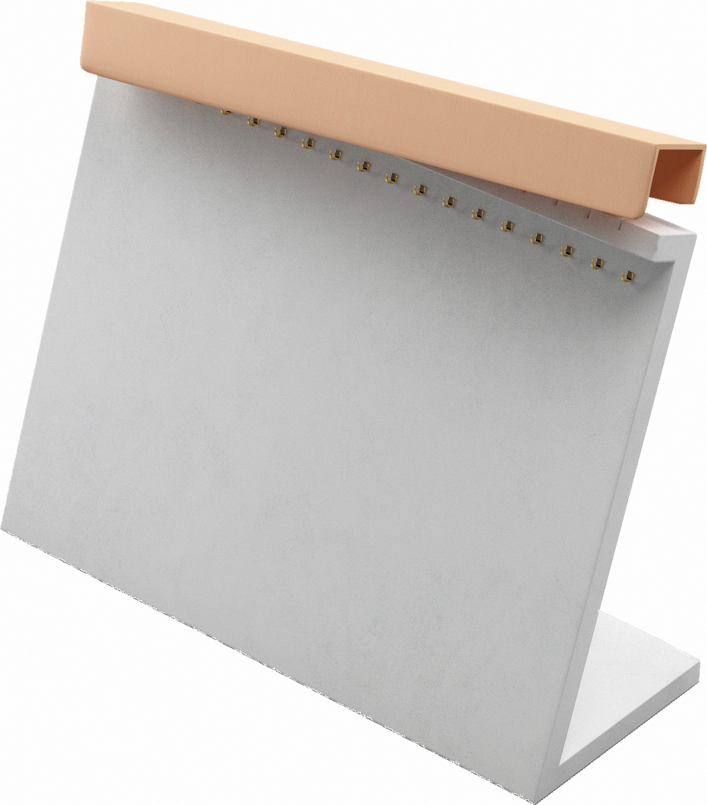 Подставка для 18 цепей/браслетов/вертикальная/крючки/прорези/съемная планка на магнитах