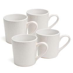 НАБОР КРУЖЕК BRONCO "CHOICE WHITE" 400 МЛ =4 ШТ