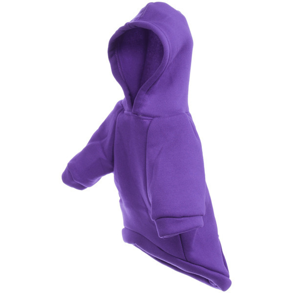 Кофта - толстовка для мелких пород собак «BRO Style», цвет фиолетовый, р M (на флисе)