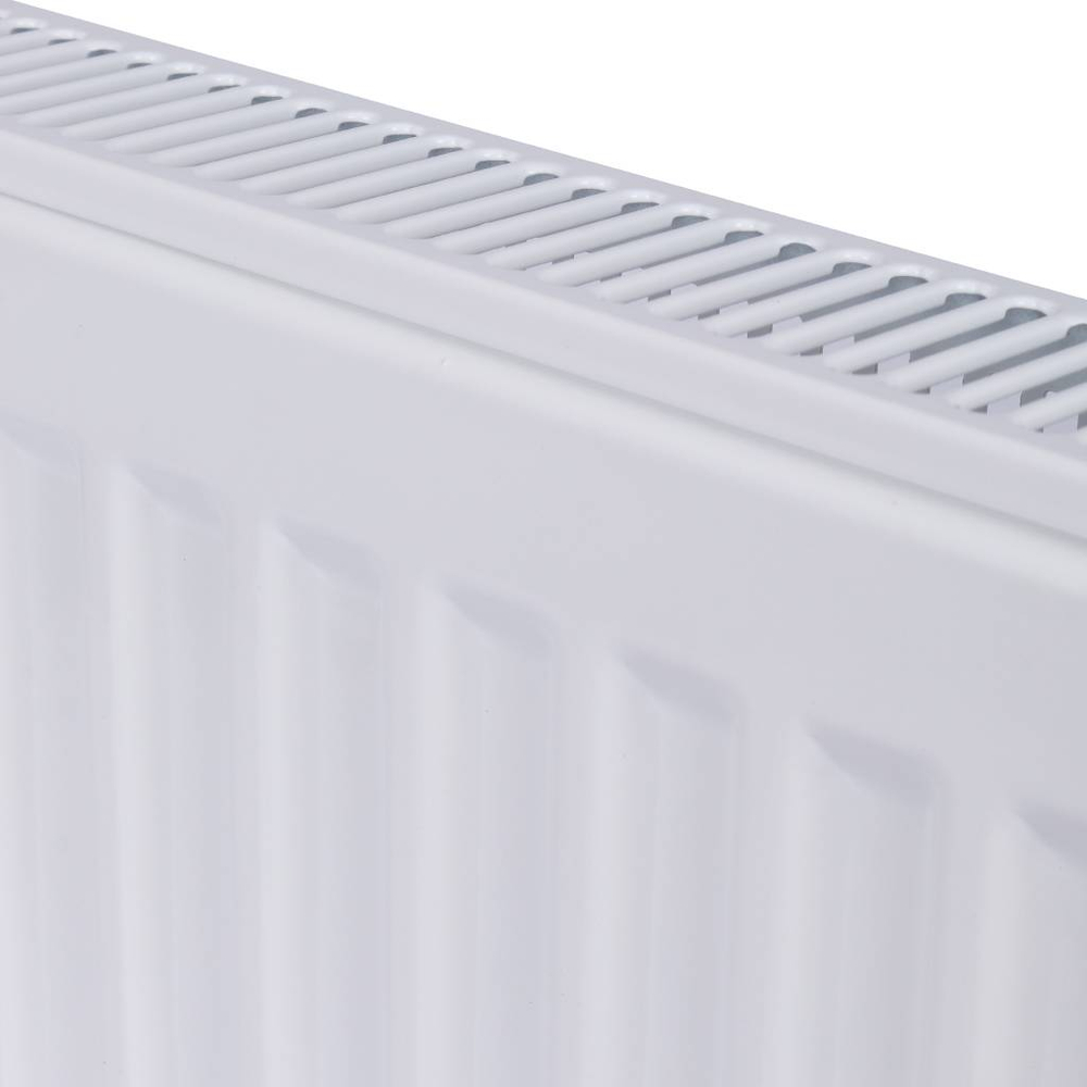 Радиатор панельный профильный ROMMER Ventil тип 11 - 300x600 мм (подключение нижнее, цвет белый)