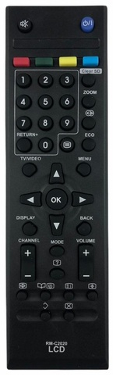 Пульт для телевизора JVC RM-C2020 / RM-710R