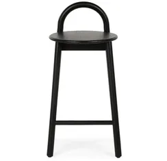 Полубарный стул Circle 65 см, черный