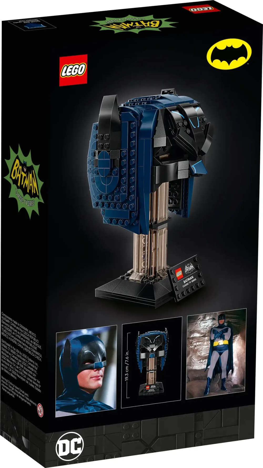 Конструктор LEGO DC The Batman 76238 Маска Бэтмена из классического сериала