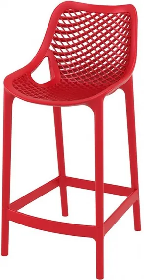 Полубарный стул Air Bar 65 см, красный