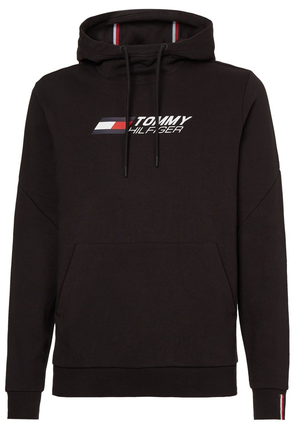 Мужская теннисная кофта Tommy Hilfiger Essential Hoody - black