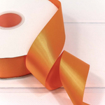 Лента Атласная 3,8см х 110м Полиэстер класс А (Оранжевый)
