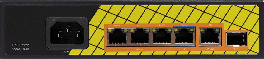 Коммутатор PoE TSn-4GP6G1S1