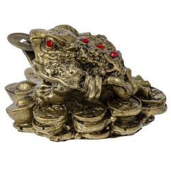 GAEM Фигурка декоративная "Лягушка денежная", L8 W7 H4,5 см
