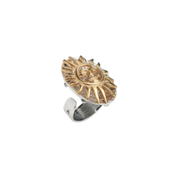 "Савитар" кольцо в золотом покрытии из коллекции "Ра" от Jenavi