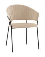 Стул Бруно NEW велюр кремовый