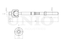 Тяга рулевая UNIO SSP-30037