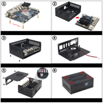 Закрытый корпус для Orange Pi 5 Plus с вентилятором