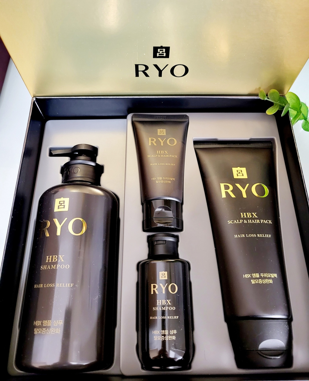 Набор для укрепления волос RYO HBX SHAMPOO SET.