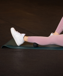 Мяч для МФР RB-106, 6 см, силикагель, двойной, черный