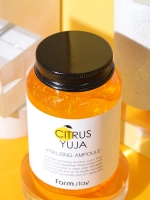 FARMSTAY - СЫВОРОТКА ДЛЯ ЛИЦА С ЭКСТРАКТОМ ЮДЗУ CITRUS YUJA VITALIZING AMPOULE, 250 МЛ.