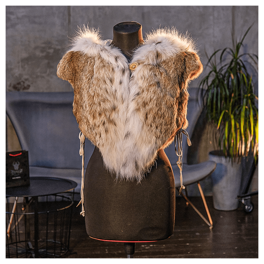 Жилет из меха рыси «Рысяйка косматая»