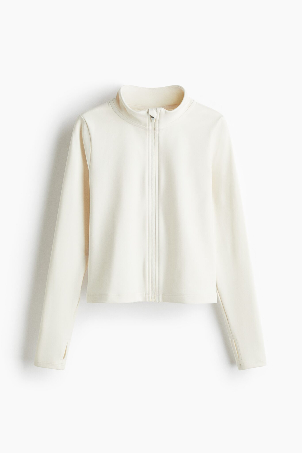 H&M Спортивная куртка SoftMove, цвет слоновой кости