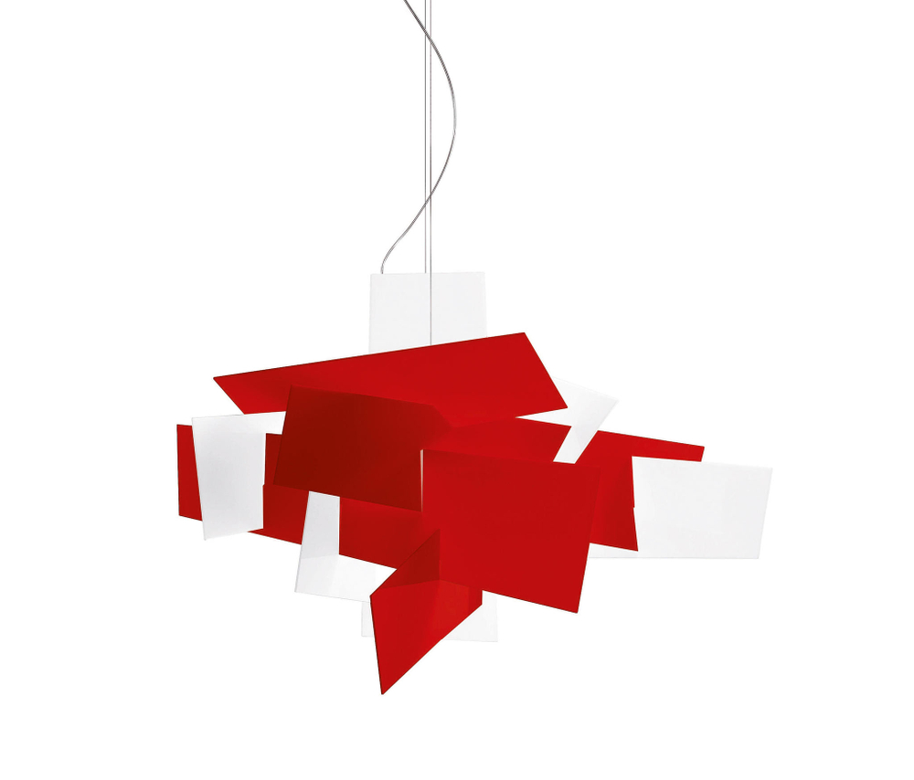 Pendant design lamp  Big Bang by Foscarini (Red)