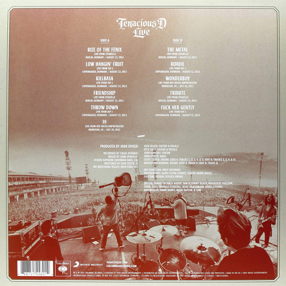 Tenacious D / Live (LP)