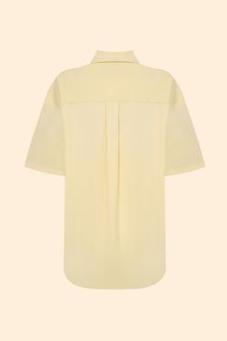 Рубашка из легкого хлопка (Soft Skill), сливочная