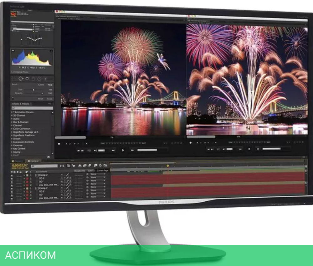 Монитор Philips 328P6VUBREB/00