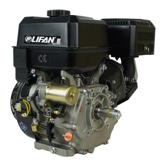 Двигатель бензиновый "LIFAN" KP460EF 18A (20 лс, эл. стартер, катушка 18 А, фильтр зима-лето)