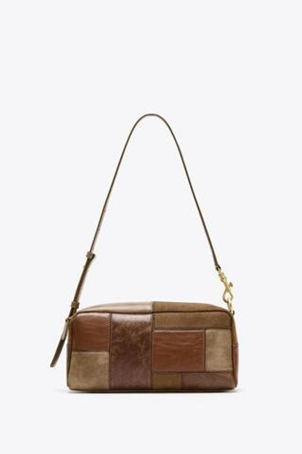 ZARA СУМКА С ПЭЧВОРКОМ, РАЗНОЦВЕТНЫЙ