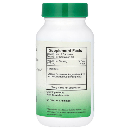 Christopher's Original Formulas, эхинацея и желтокорень, 100 вегетарианских капсул