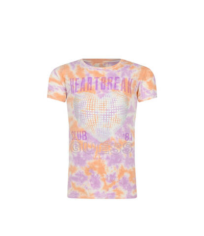 футболка tie&dye Guess - разноцветная(J3RI12 K6YW3)