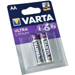Батарейка Varta Ultra Lithium AA/FR14505 , ( 2 ) шт. в блистере, 06106301402