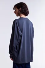 Лонгслив Гербарий Ландыш Серый