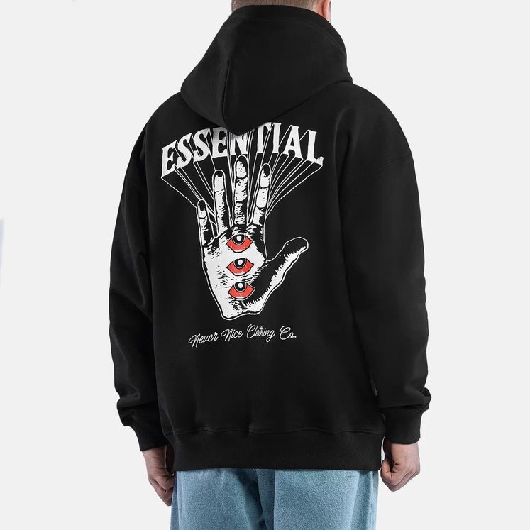 Худи HAIDED ESSENTIAL DAY, черный, утеп.