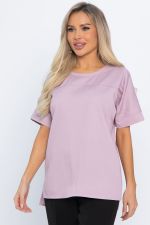 Блуза Лореаль (пудро-лиловая) Б14605-47М LT Collection
