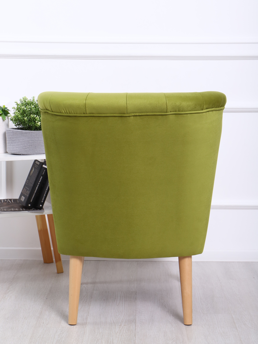 Кресло "Donatello" антивандальный велюр эпл/натурал