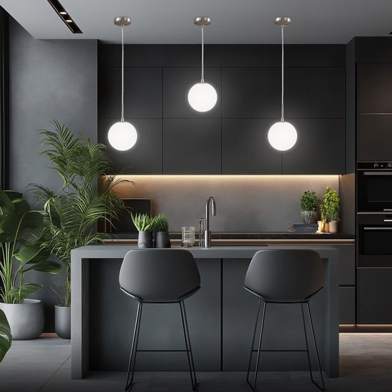 CL102014 Томми Хром Мат.+ Белый Св-к Подвес