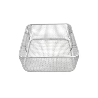 Лоток-корзина сетчатая с ручками КСр 240х250х100 мм